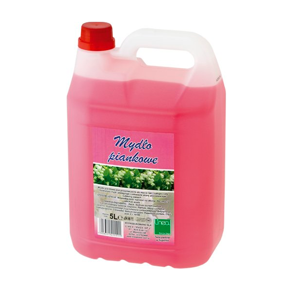 Mydło w piance różowe 5 l